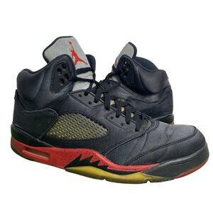 Nike Air Jordan 5 Retro Satin Bred Mens Athletic Shoes Size 10.5 136027 006